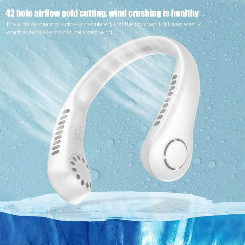 Premium Bladeless Neck Fan β 3000mAh Battery